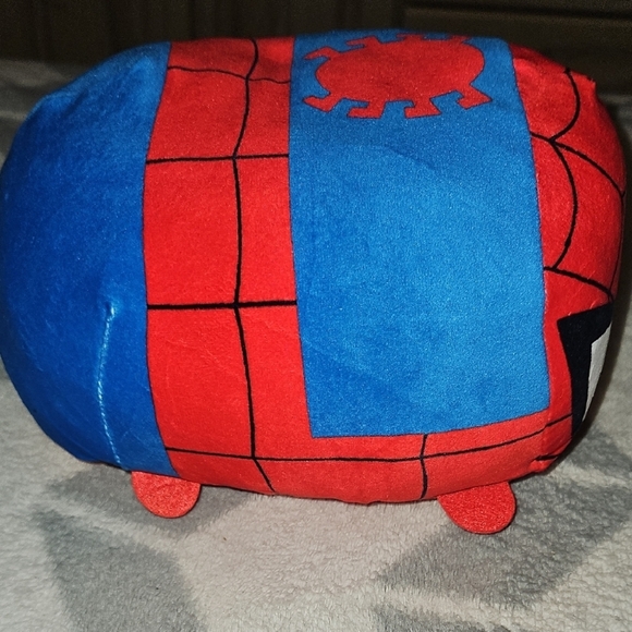 Marvel Disney Spiderman Tsum Tsum Stacking Pillow Top Plush Toy Red Blue White - Picture 5 of 12